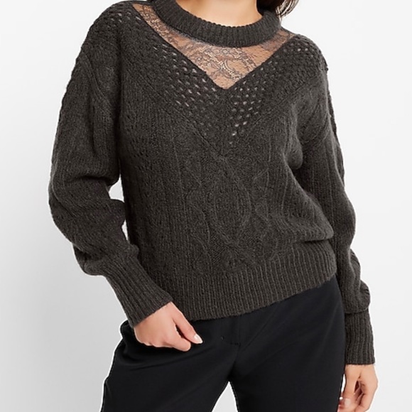 Express Sweaters - Express sweater dark gray M